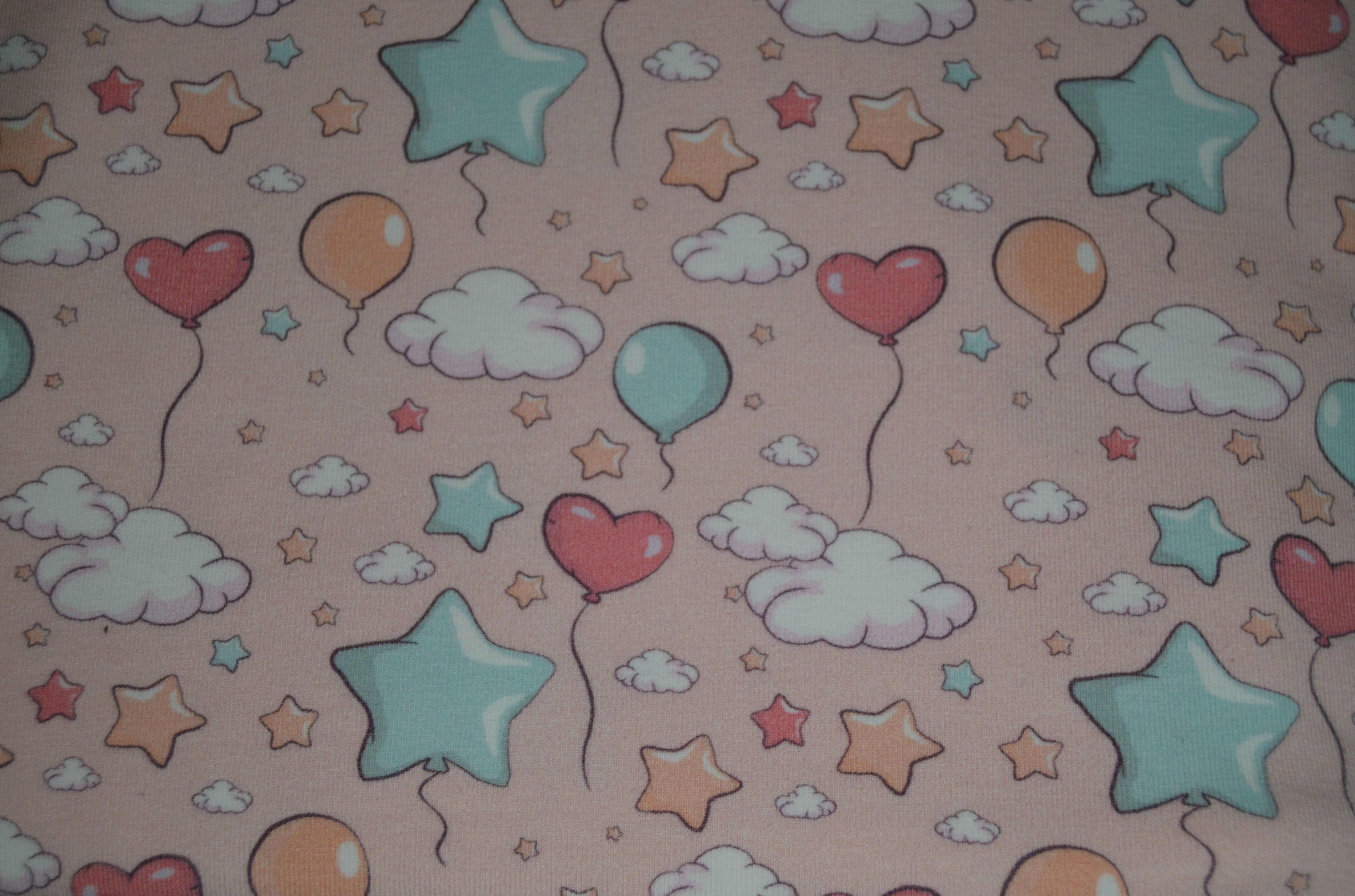 Jersey Herz Ballon Sterne Wolken