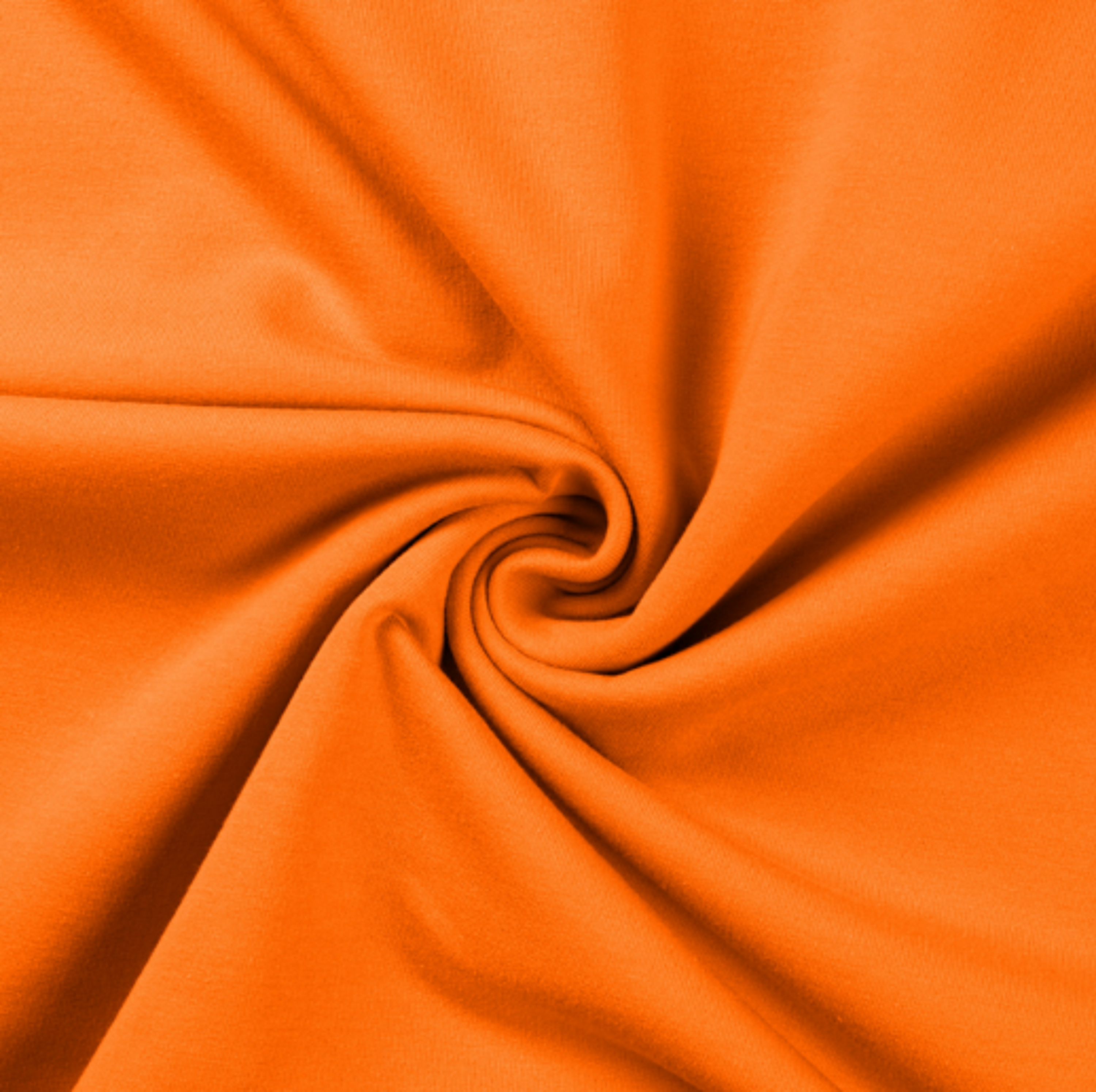 French Terry / Wintersweat kuschelig weich orange