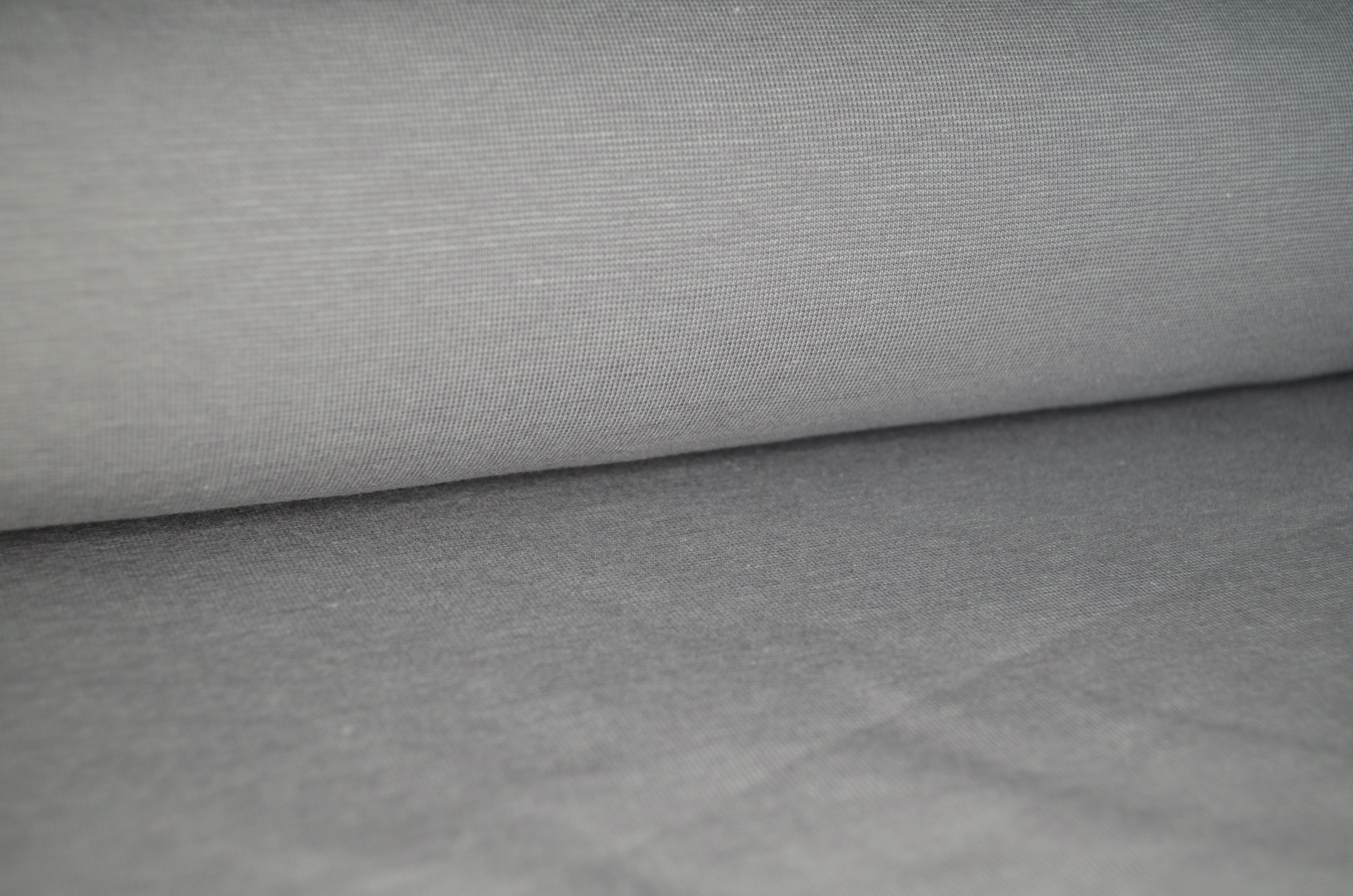 Jersey meliert hellgrau