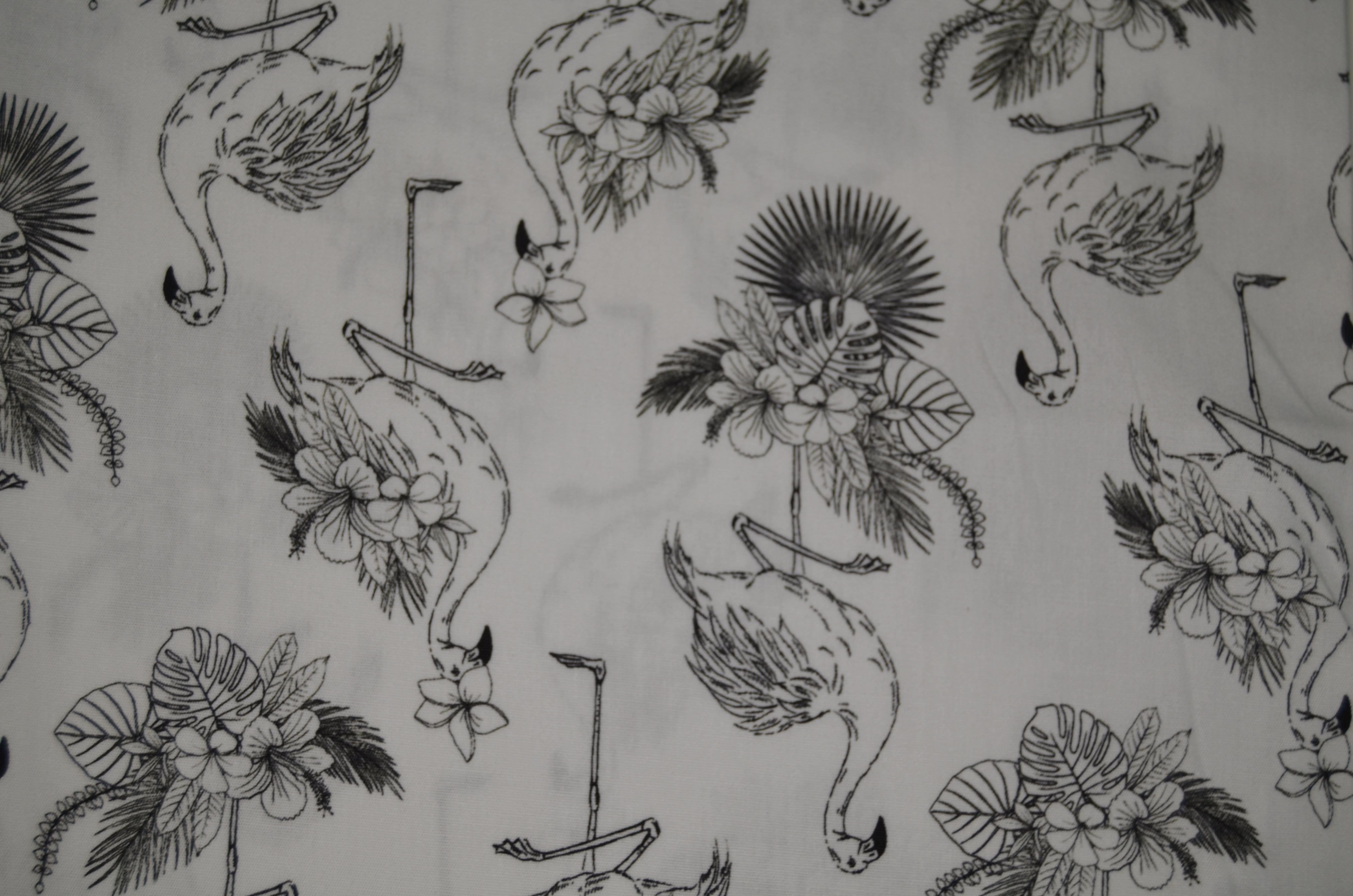 Baumwolle/ Webware Flamingo