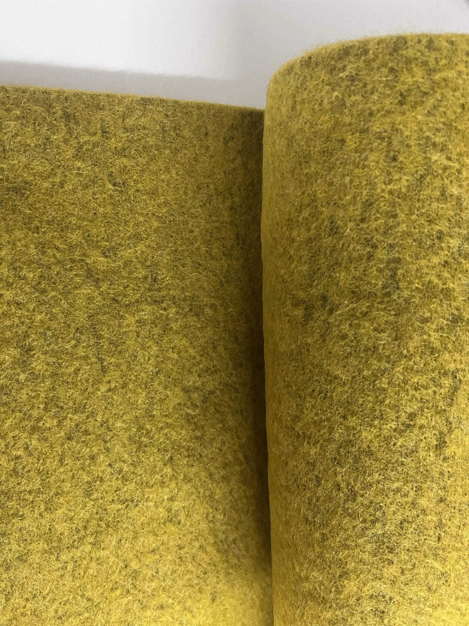 Mantelstoff - gekochte Wolle - cooked wool